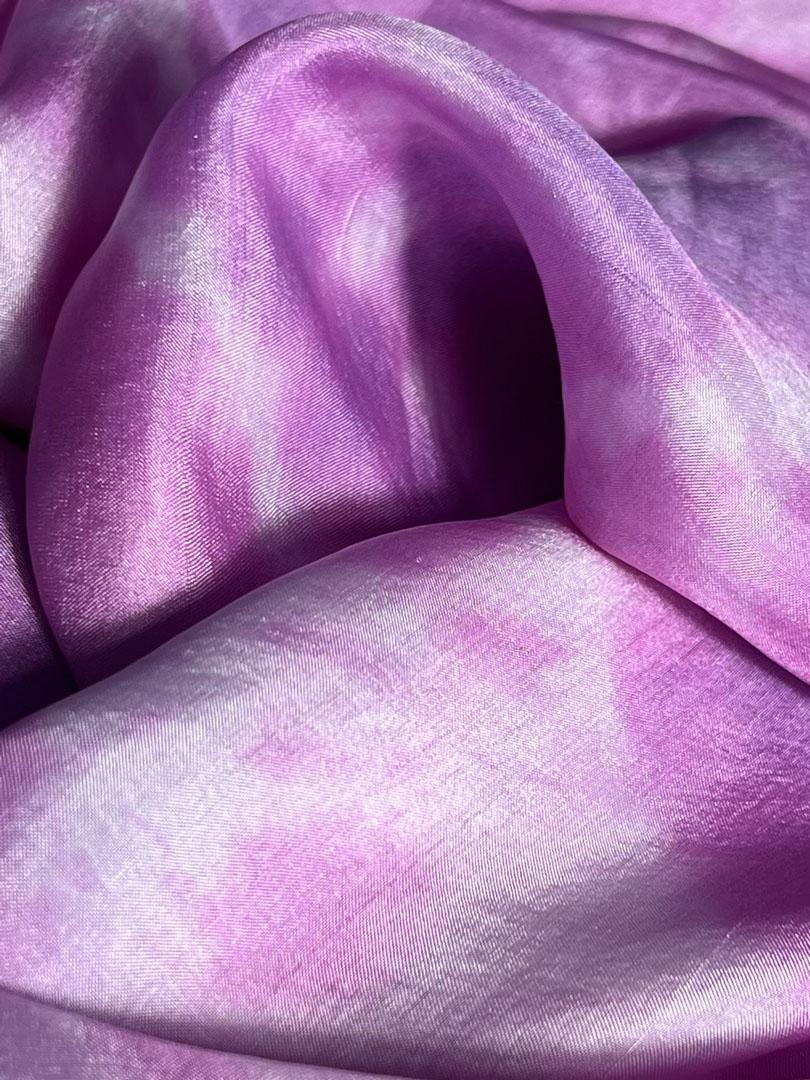 Silk Scarf Pink Striped