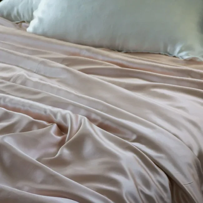 Mulberry Silk Duvet Cover Smoky Rose Sigma Silk