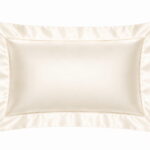 Premium Mulberry Silk Charmeuse Pillowcase Ivory