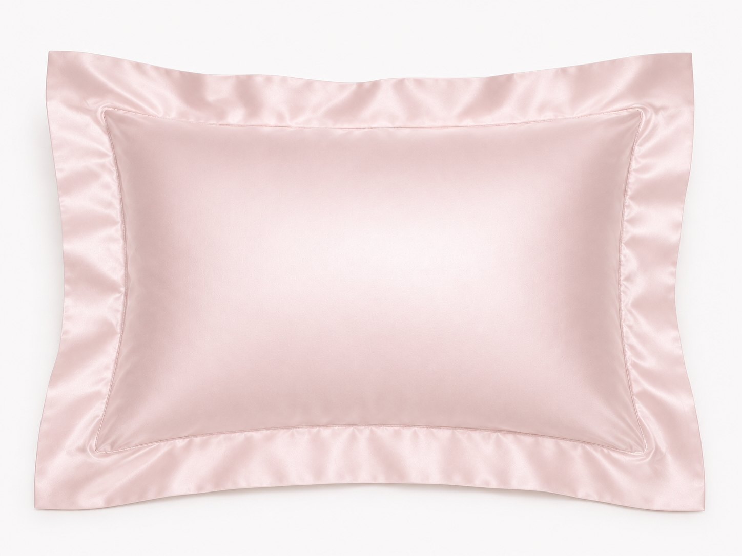 22 Momme Oxford Mulberry Silk Charmeuse Pillowcase Pink Ballet