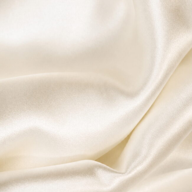 Luxury Ivory 22 Momme Mulberry Silk Fabric