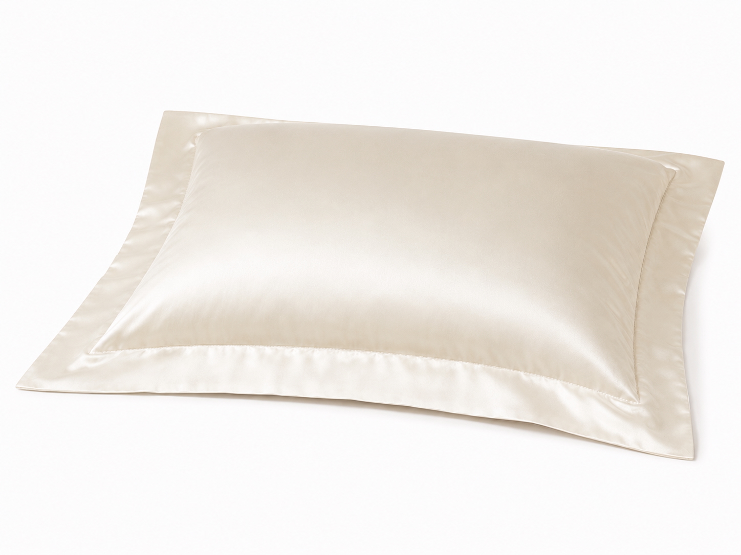 Ivory3 Ivory 22 Momme Charmeuse Mulberry Silk Pillowcase