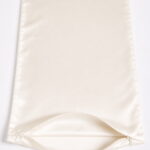 Premium Mulberry Silk Charmeuse Zipper Pillowcase Ivory