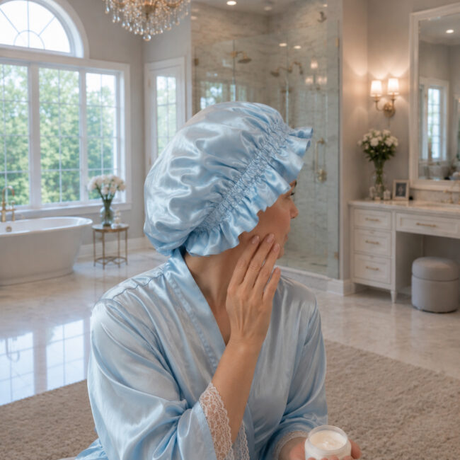 Mulberry Silk Double Lierd Bonnets