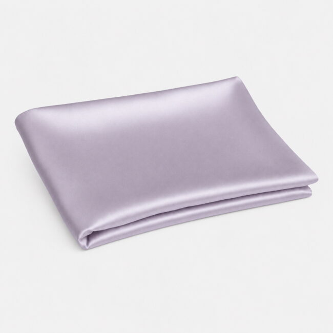 Lavender Mist 22 Momme Mulberry Silk Charmeuse Hair Towel